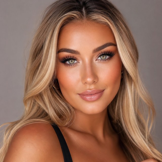 Glam portrait example